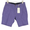 Purple Cotton Shorts