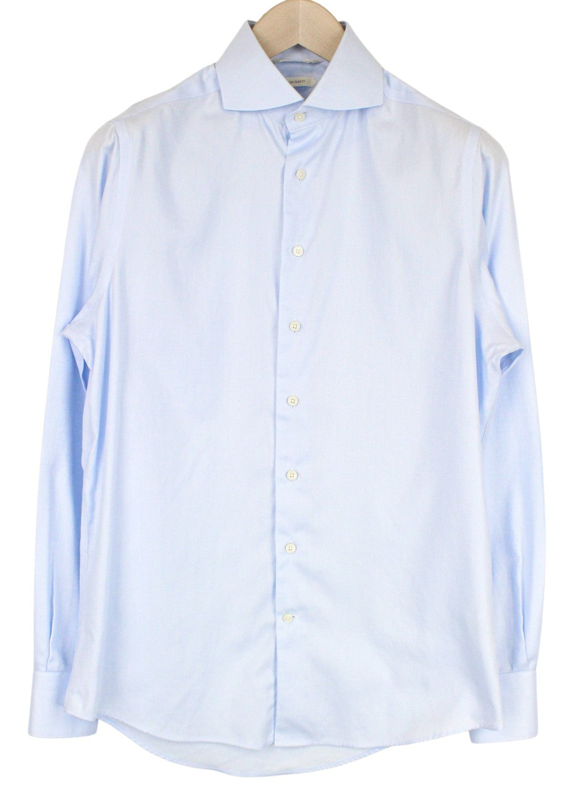 Blaues Twill-Hemd
