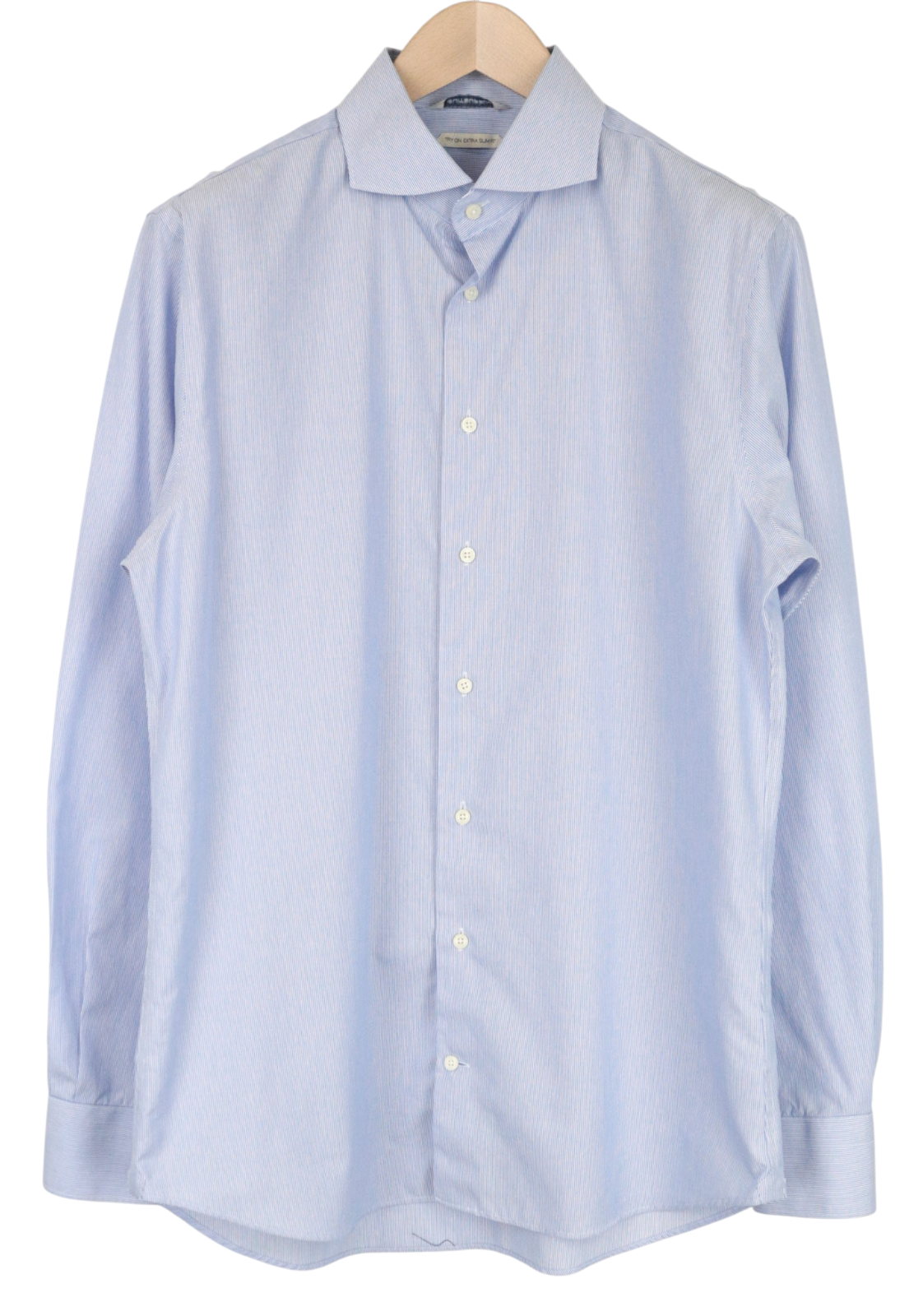 Blaues Twill-Hemd