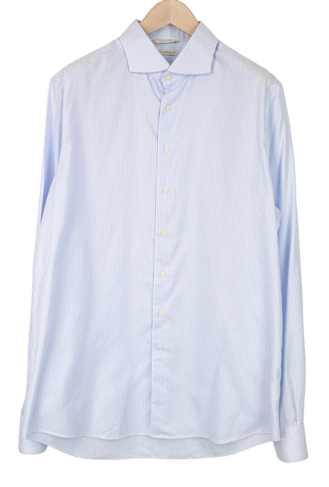Blaues Twill-Hemd