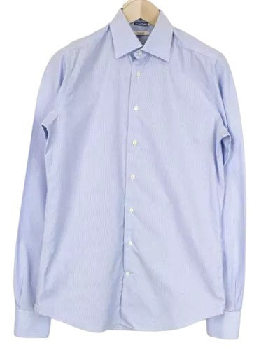 Blaues Twill-Hemd
