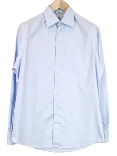 Blaues Twill-Hemd