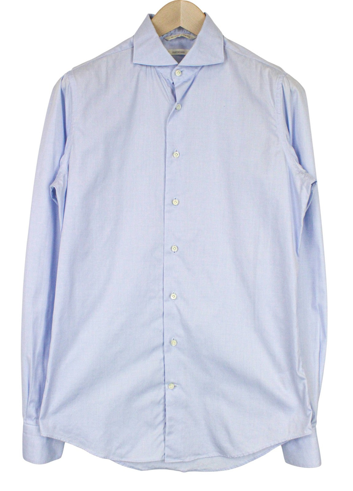 Blaues Twill-Hemd