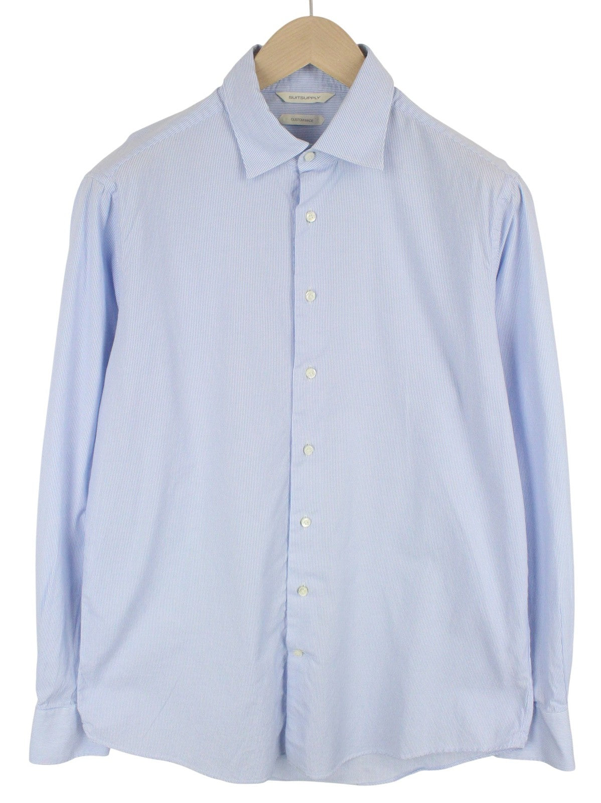 Blaues Twill-Hemd