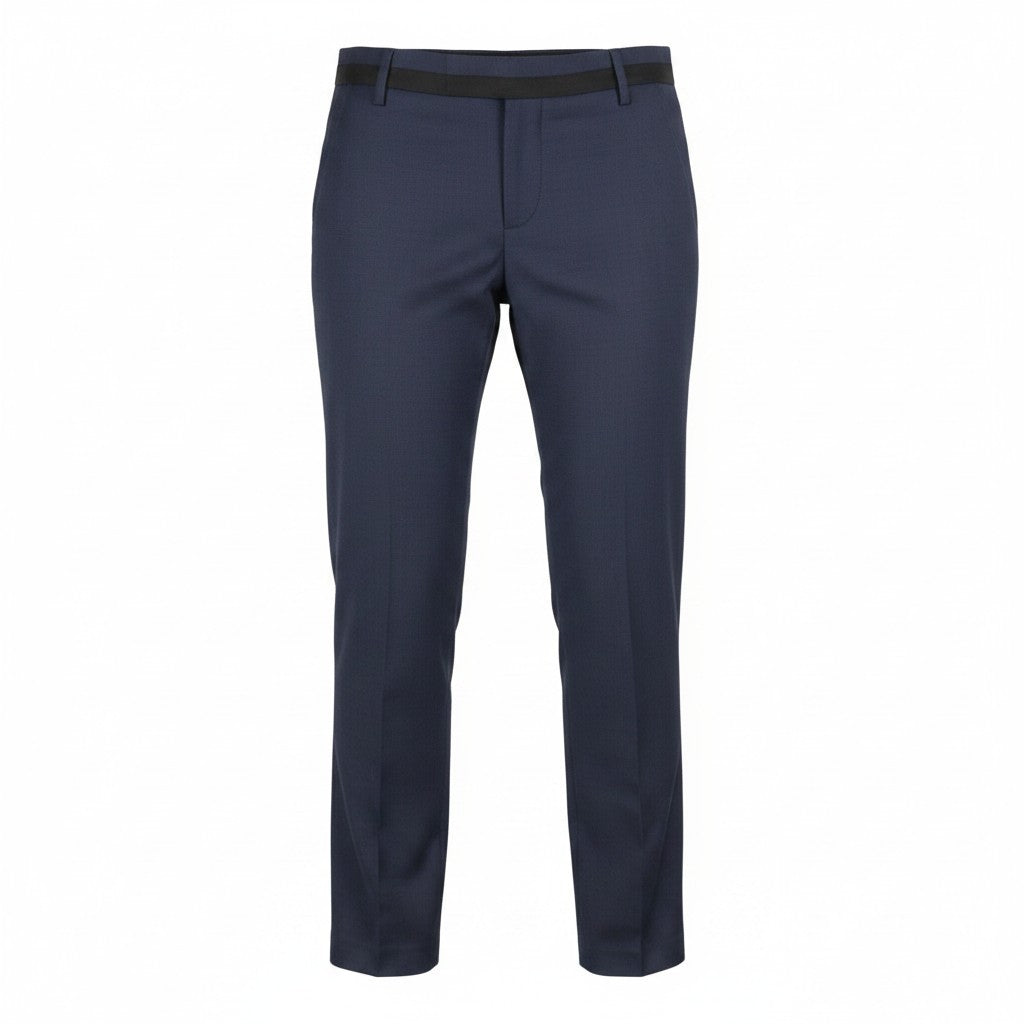Blaue Wollhose