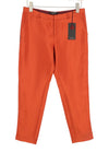 Orange Viscose Trousers