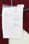 Burgundy Cotton Trousers