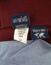 Burgundy Cotton Trousers