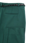 Green Viscose Trousers
