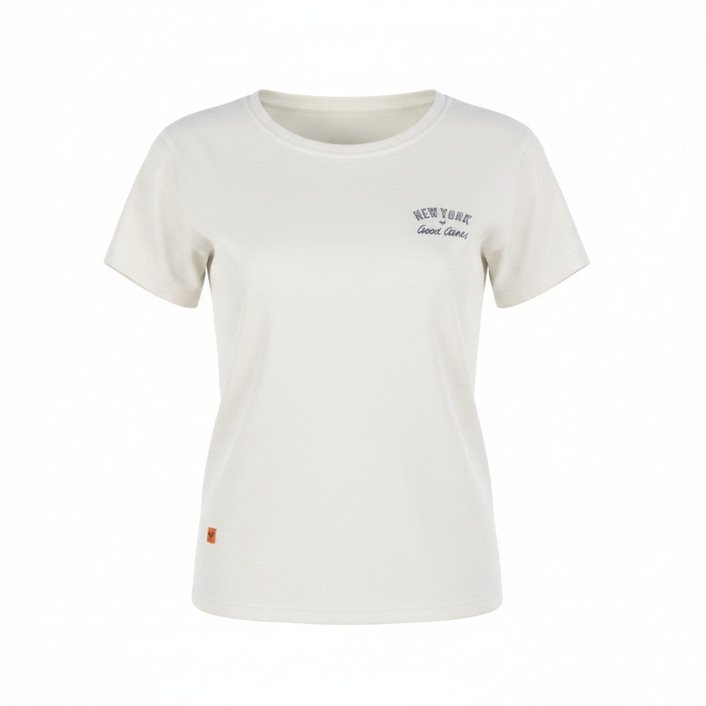 Weißes T-Shirt aus Baumwolle