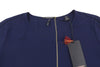 Blue Polyester Blouse
