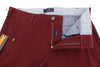 Burgundy Cotton Trousers