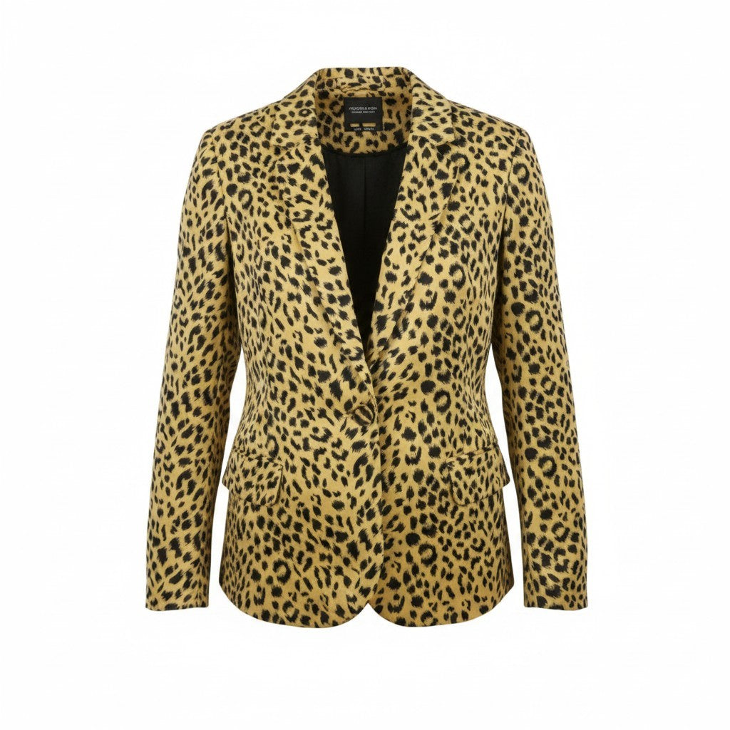 Brauner Blazer aus Polyester
