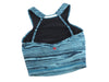 Blue Polyester Sports Bra