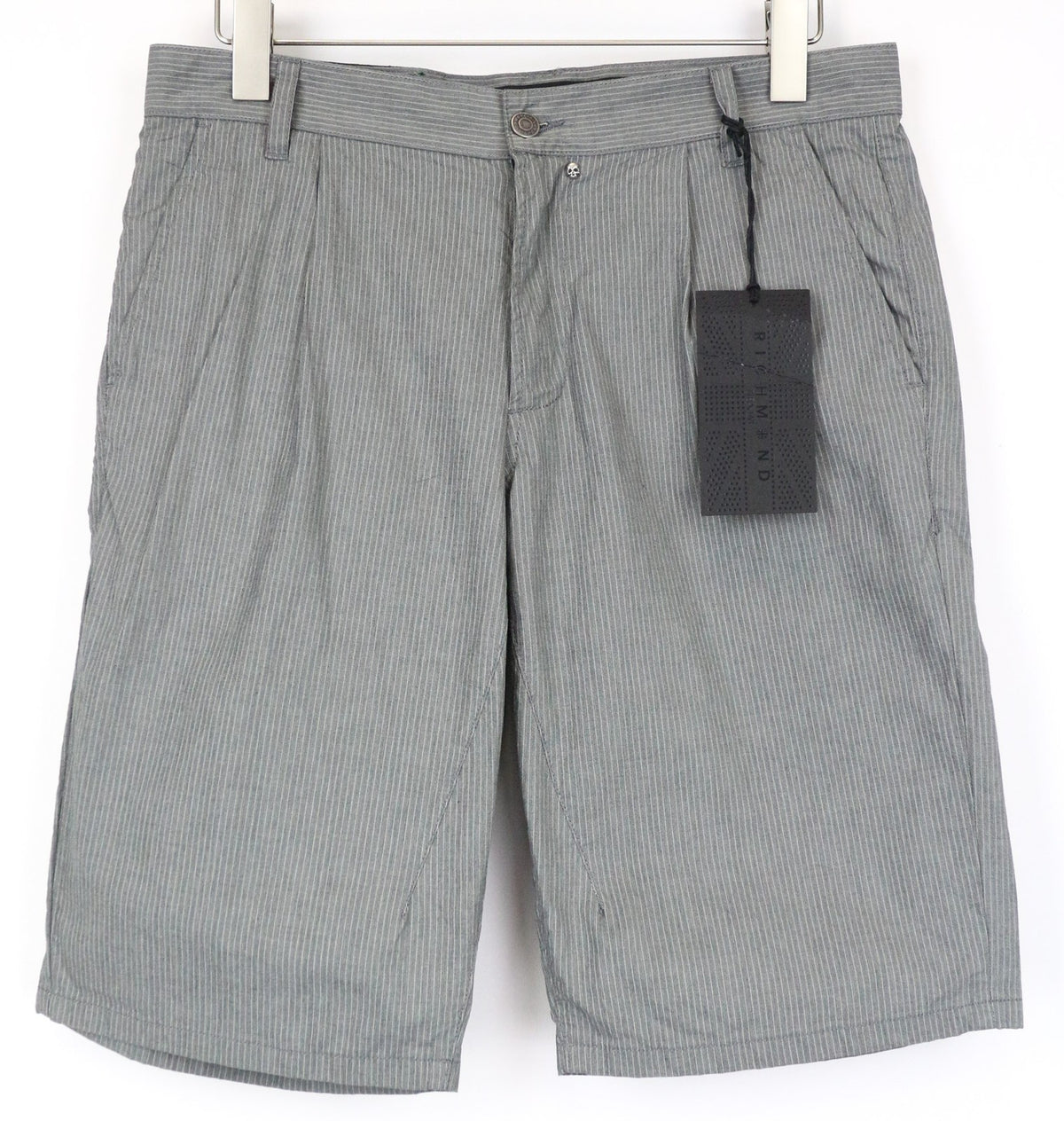 Graue Twill-Shorts