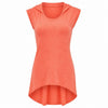 T-Shirt Crop Hoody Vest
