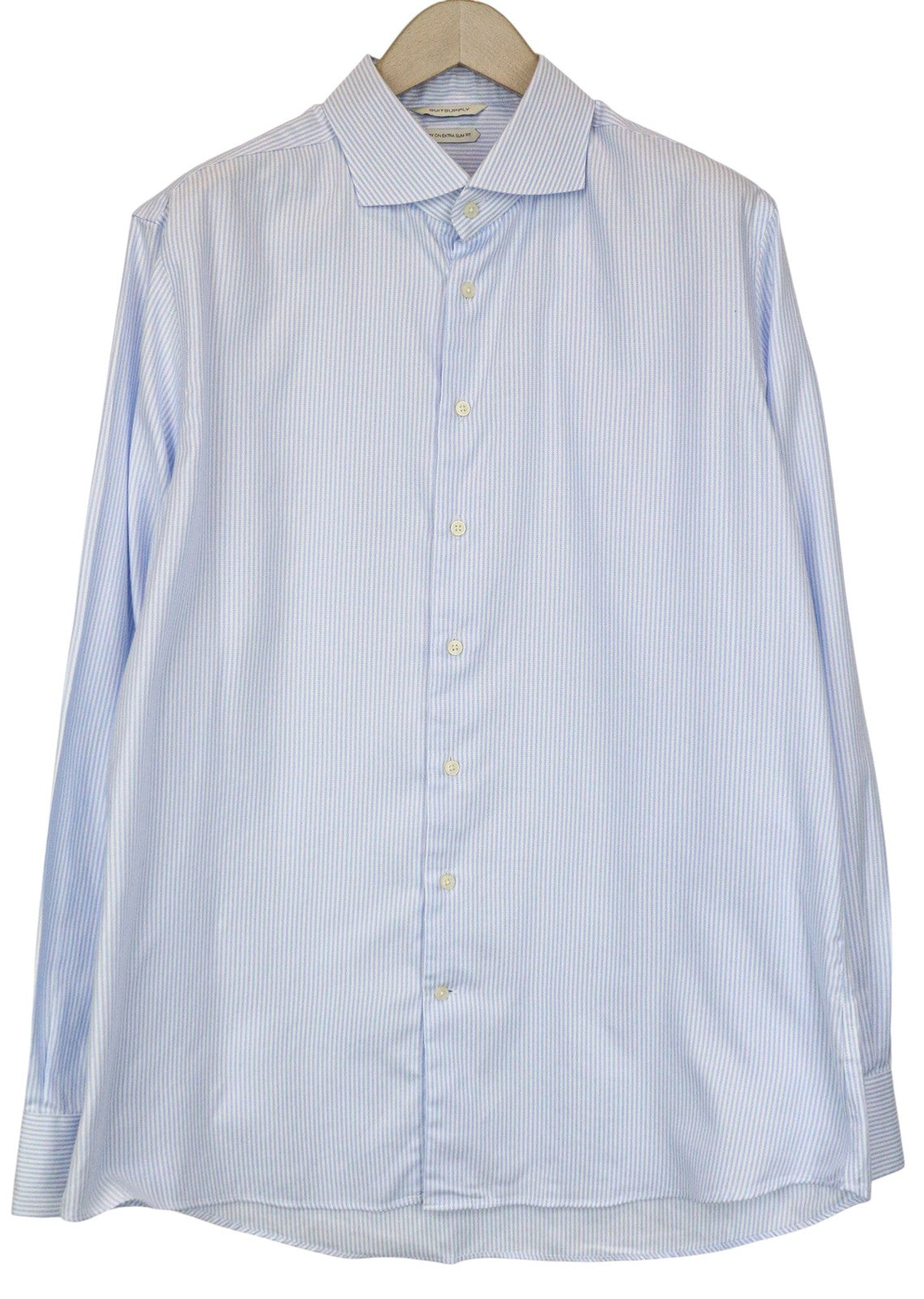 Blaues Twill-Hemd