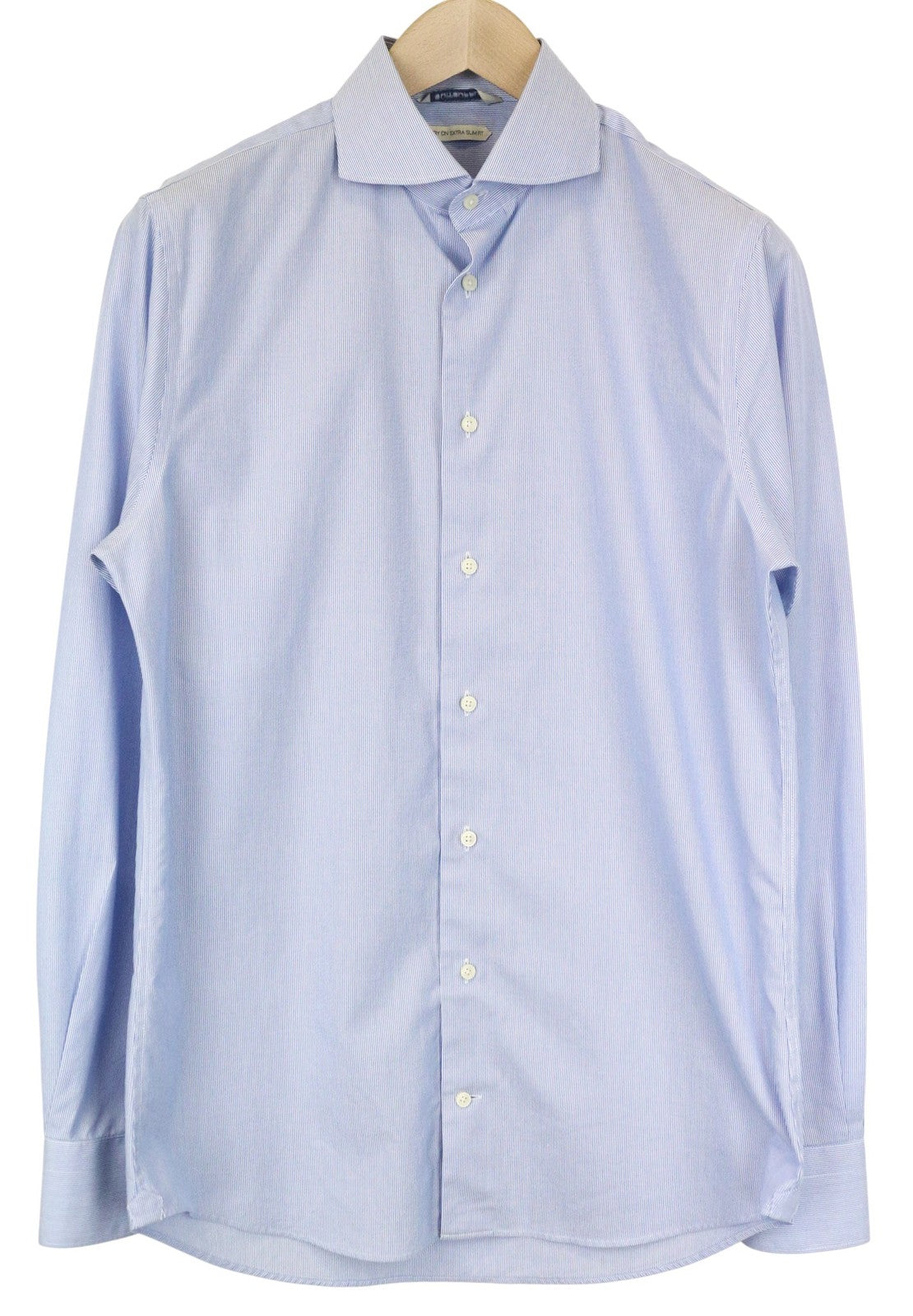 Blaues Twill-Hemd