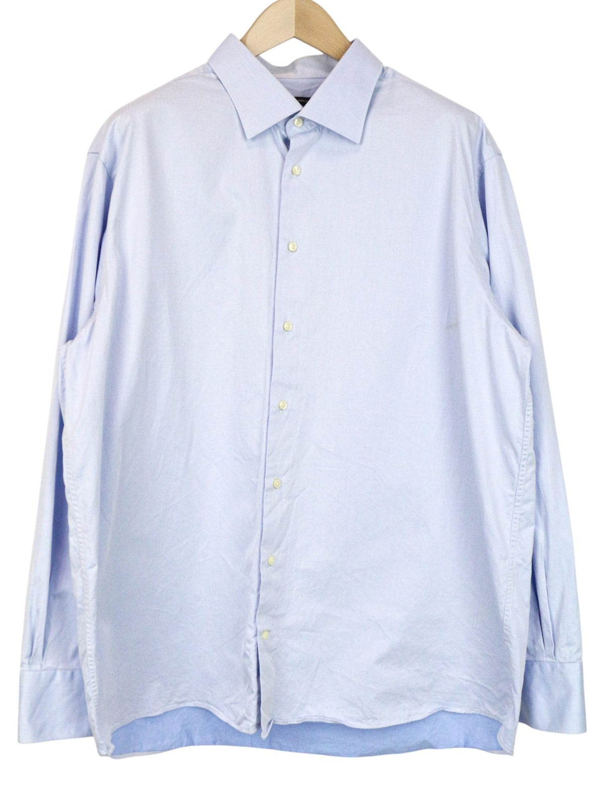 Blaues Twill-Hemd