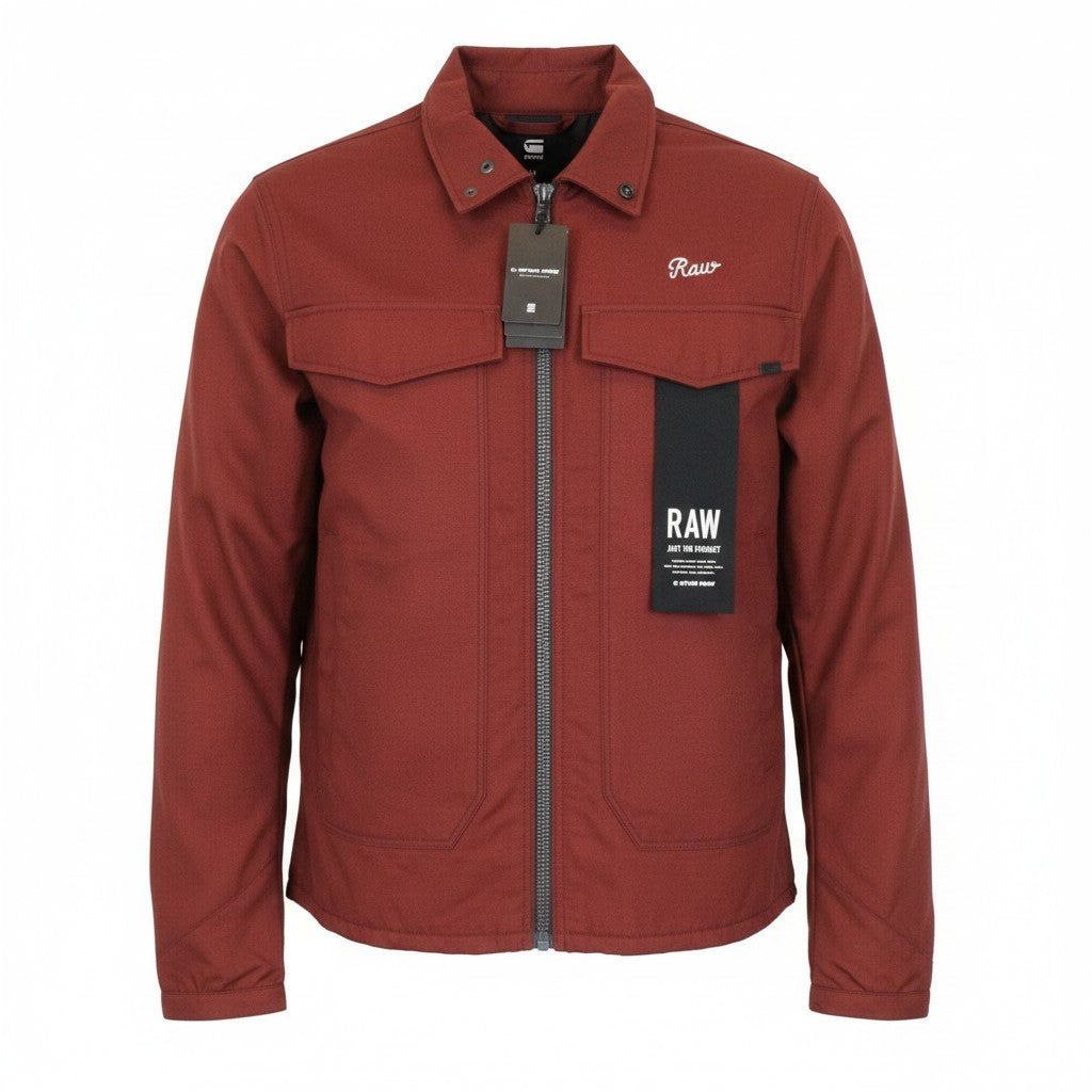Braune Twill-Jacke