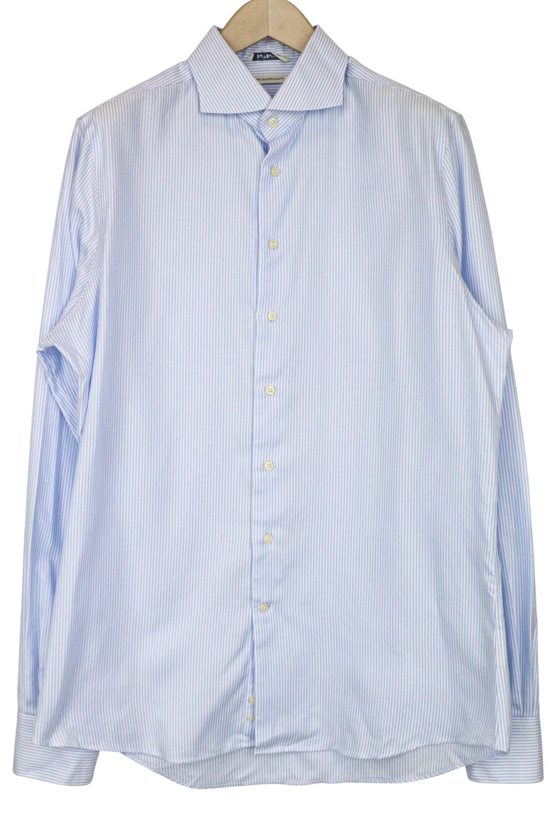 Blaues Twill-Hemd