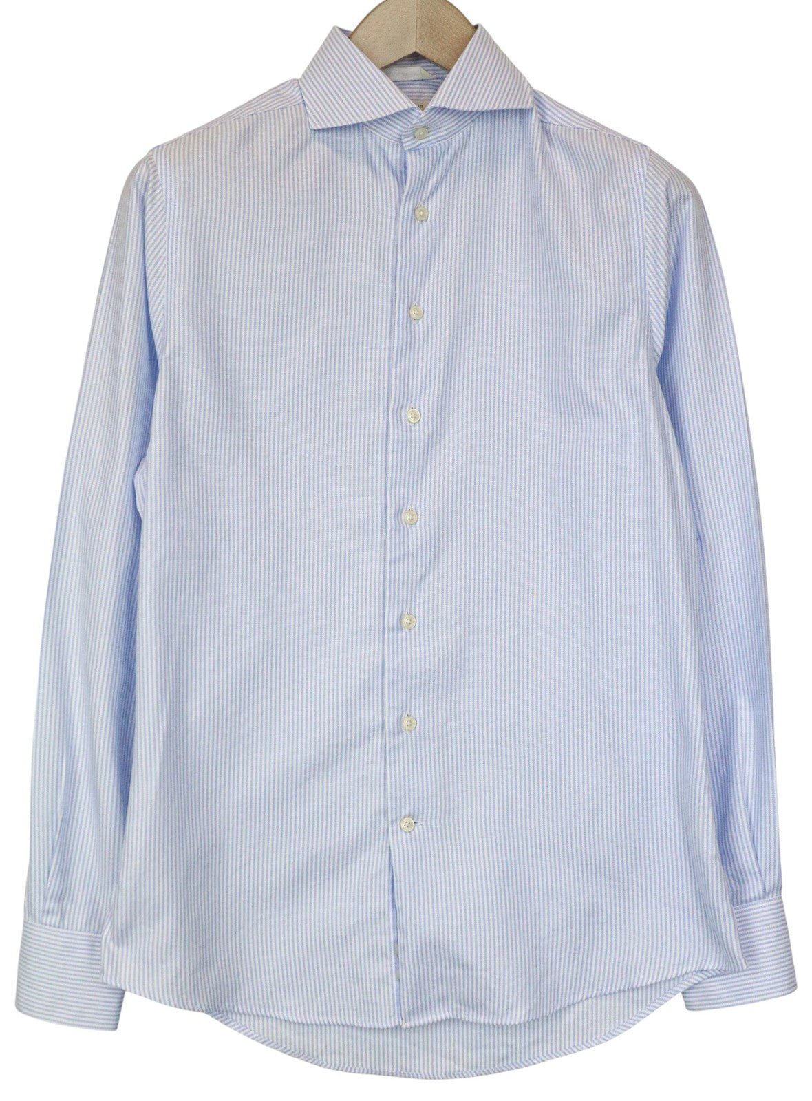 Blaues Twill-Hemd