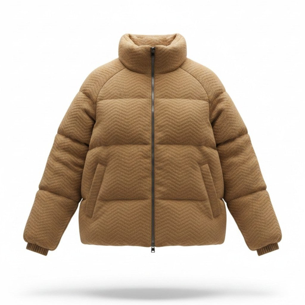 Jacke Strick-Pufferjacke