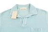 Blue Cotton Polos