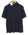 Blue Cotton Polos
