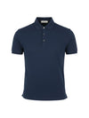 Blue Cotton Polos