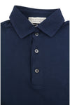 Blue Cotton Polos