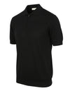 Black Wool Polos