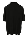 Black Wool Polos