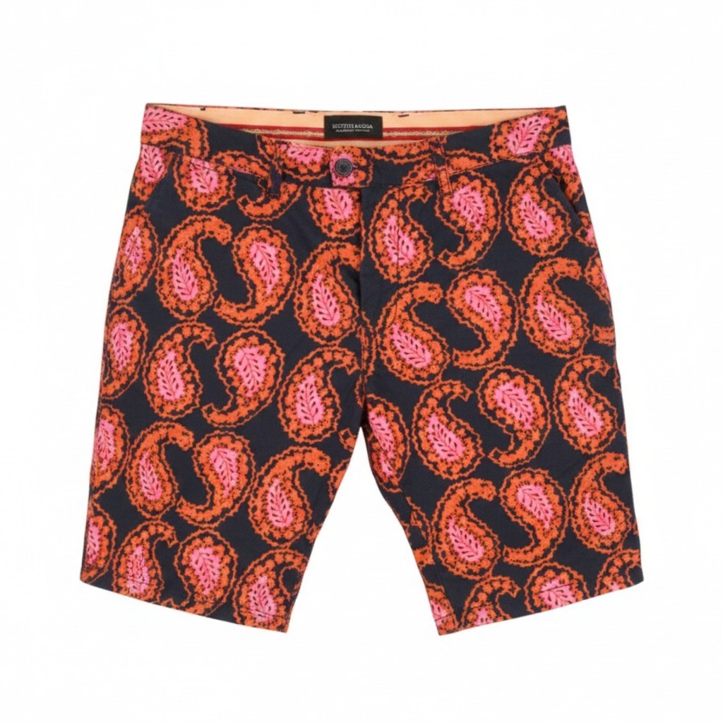 Mehrfarbige Baumwollshorts