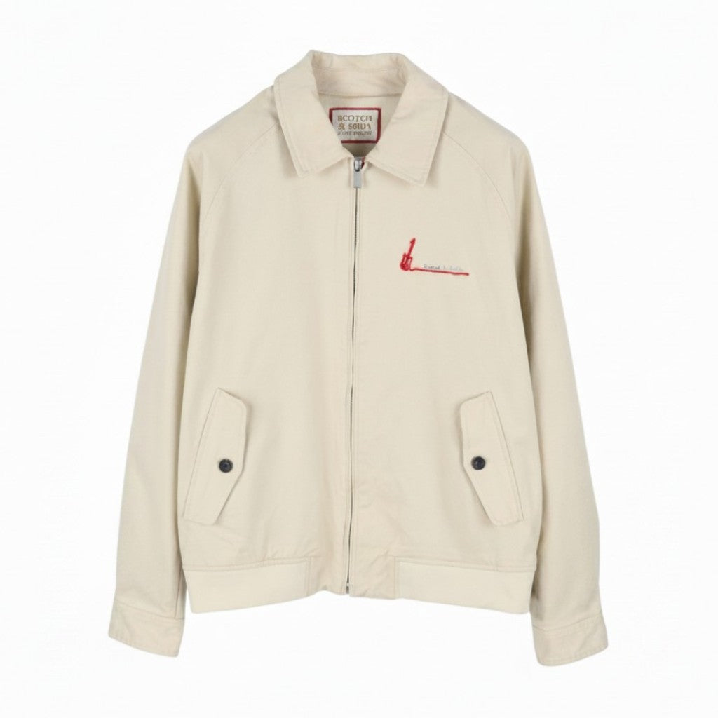 Beige Baumwolljacke
