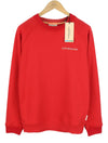 Red Cotton Sweatshirt