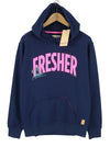 Blue Cotton Hoodie