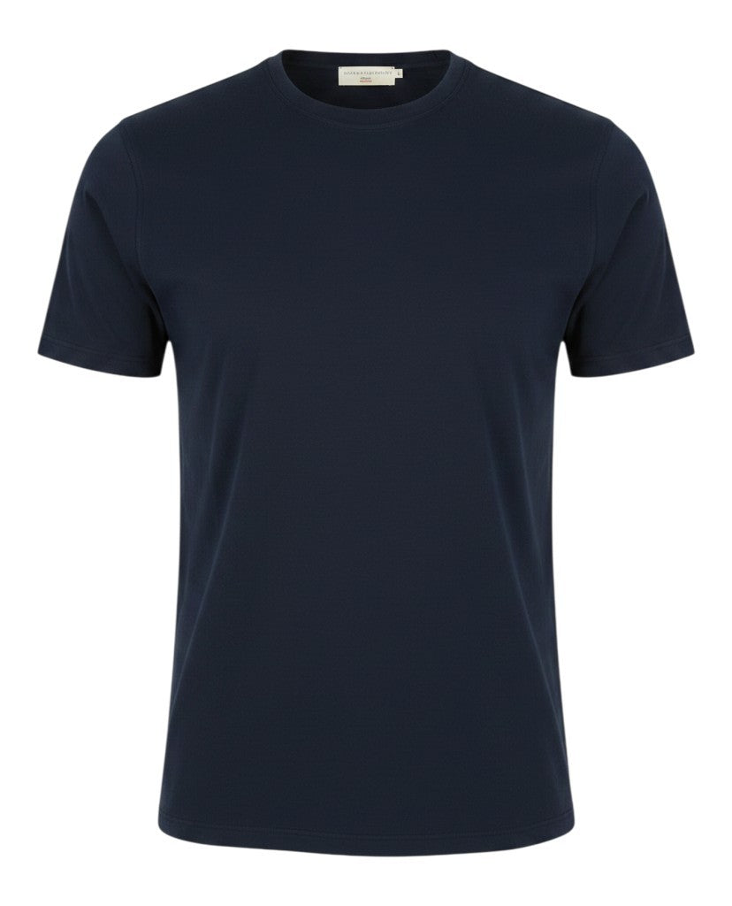 Blaues T-Shirt aus Baumwolle
