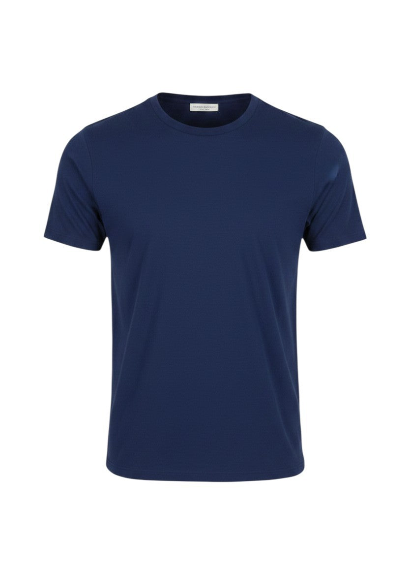 Blaues T-Shirt aus Baumwolle