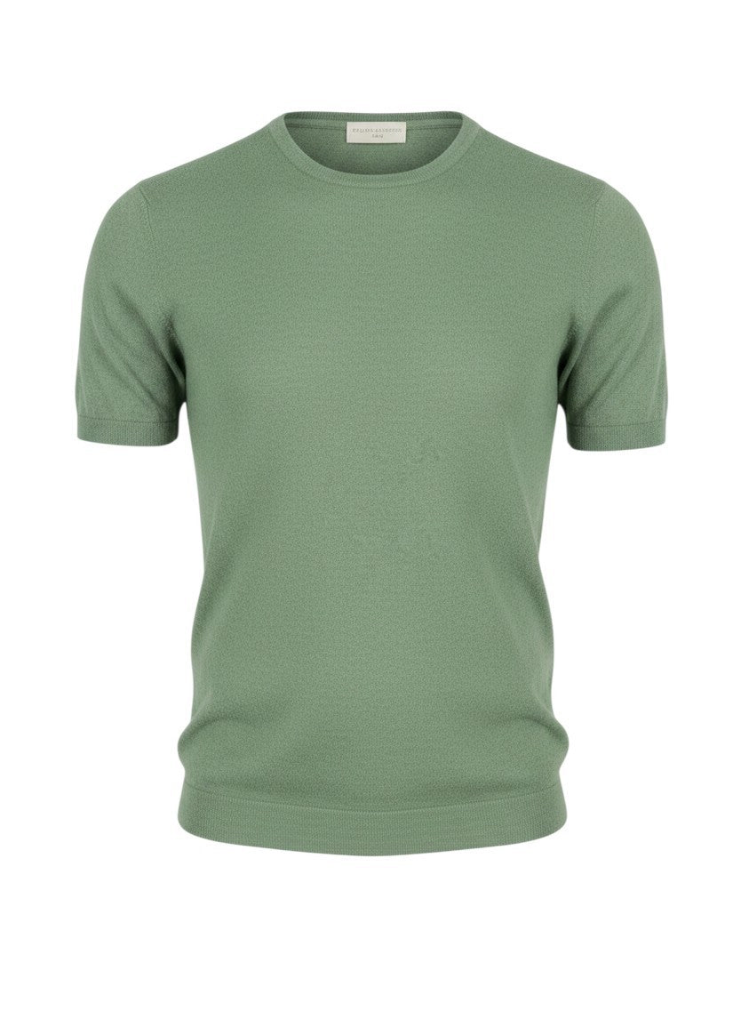 Grünes Baumwoll-T-Shirt