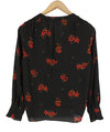 Black Polyester Blouse
