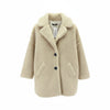 Beige Polyester Coat