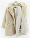 Beige Polyester Coat