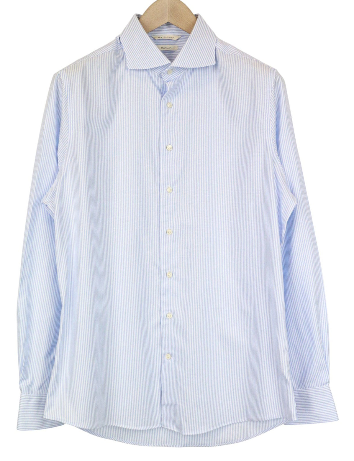 Blaues Twill-Hemd