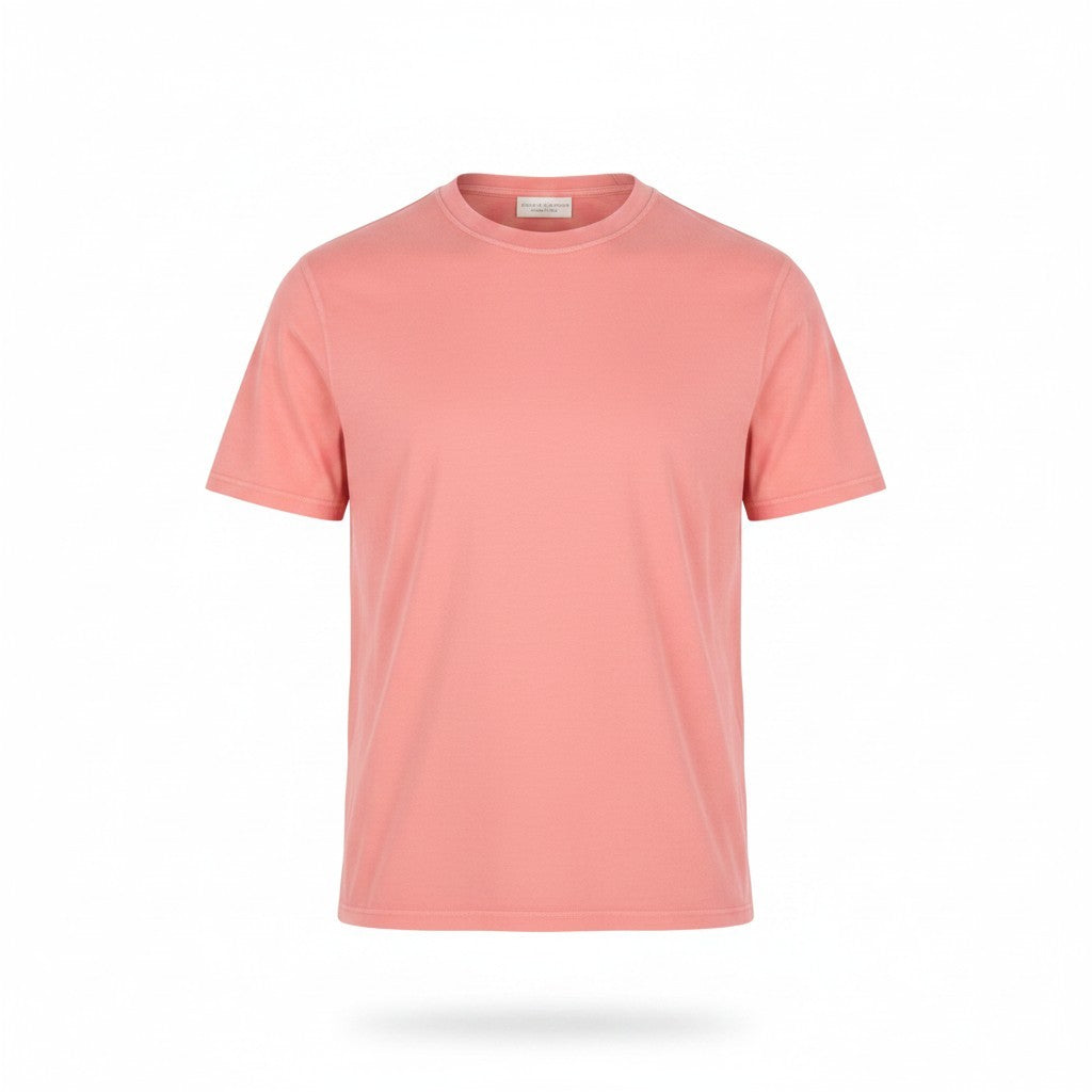 Rosa Baumwoll-T-Shirt