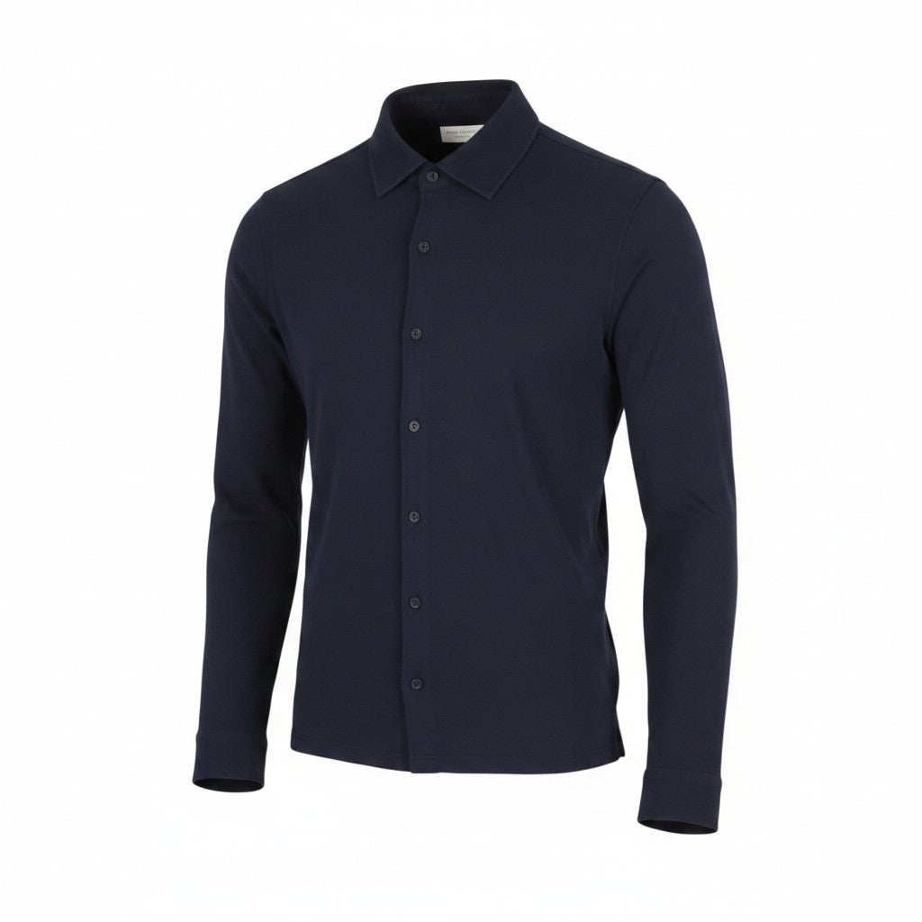 Blaues T-Shirt aus Baumwolle
