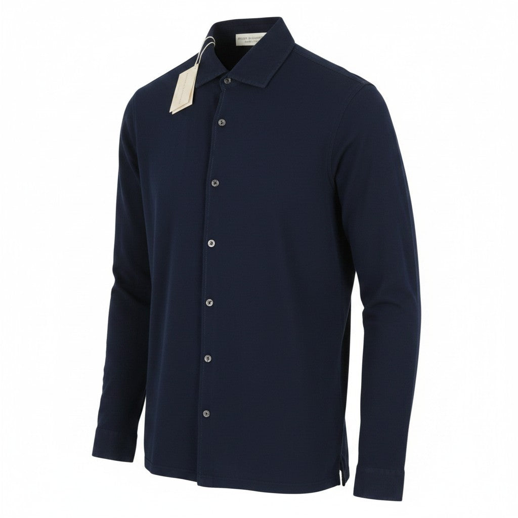 Blaues T-Shirt aus Baumwolle