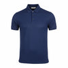 Blue Cotton Polos