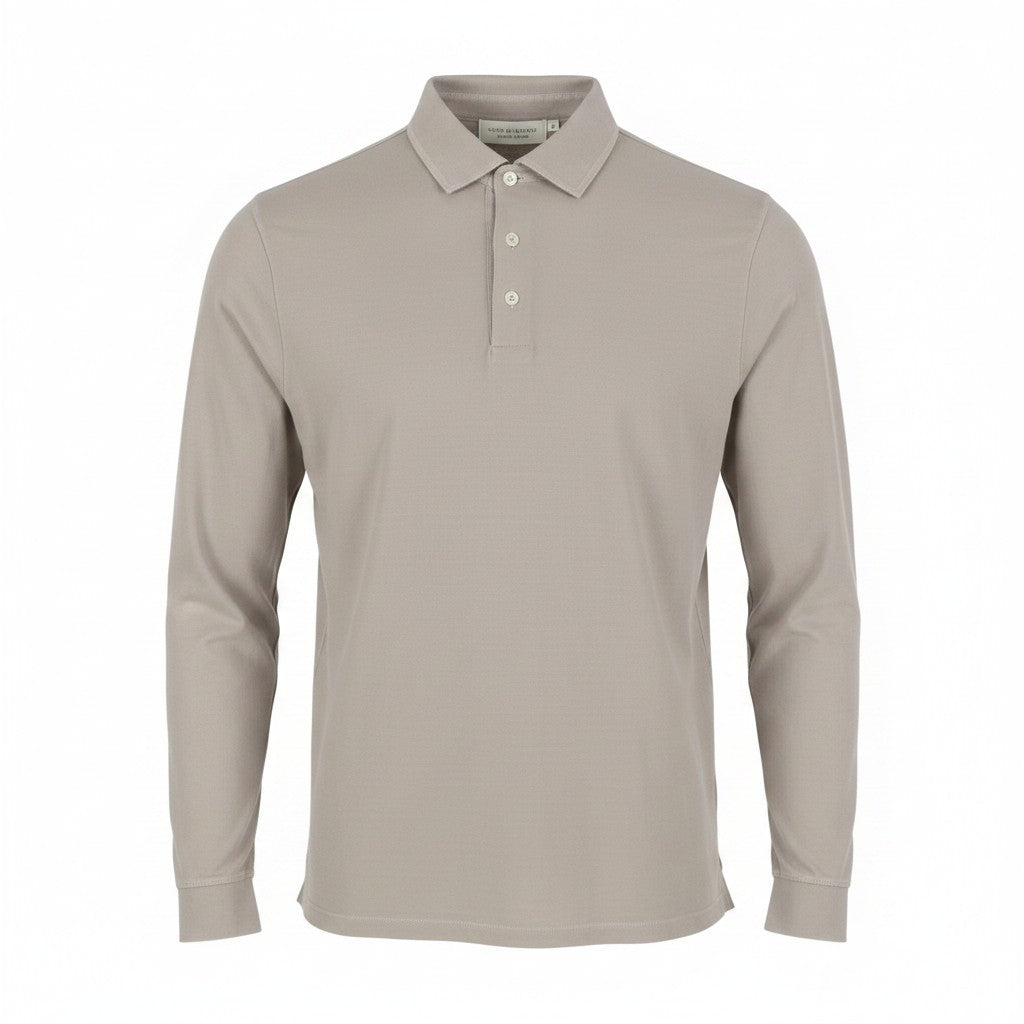 Graue Poloshirts aus Baumwolle