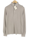 Grey Cotton Polos